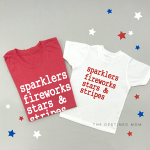 Sparklers Fireworks Stars & Stripes - Unisex Tee