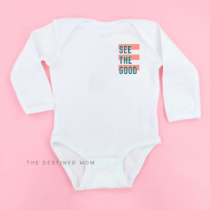 See The Good (Front + Back Design) – Long Sleeve Child Shirt