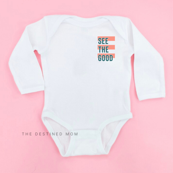 See The Good (Front + Back Design) - Long Sleeve Child Shirt