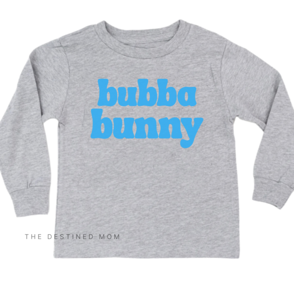 LITTLE BUNNIES (Select Your Name) - Long Sleeve Child Shirt - Image 2