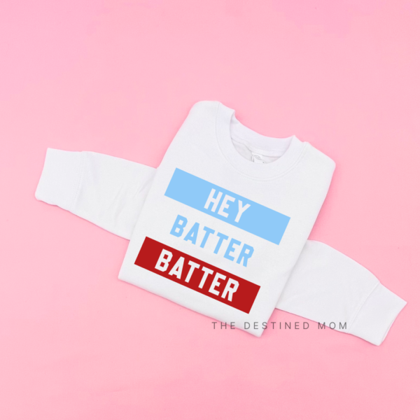 Hey Batter Batter - Unisex Child Fleece Pullover