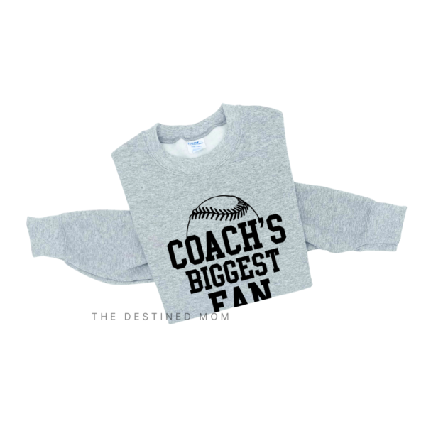Coach's Biggest Fan (Baseball/ Softball) - Unisex Fleece Pullover
