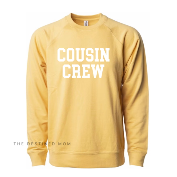 Cousin Crew (Block Letters) - Unisex Lightweight Pullover