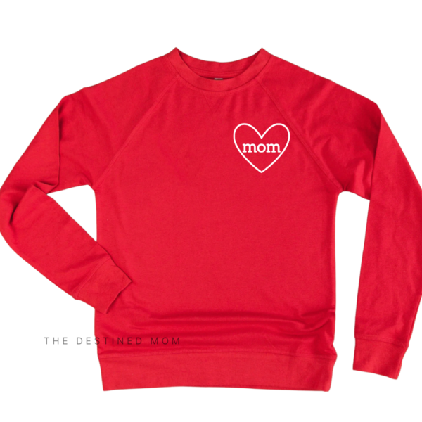 Mom Heart - Unisex Lightweight Pullover