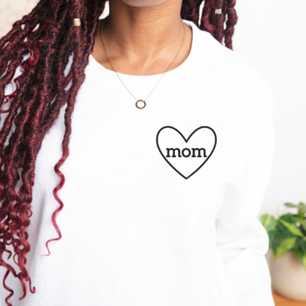 Mom Heart - Unisex Fleece Pullover