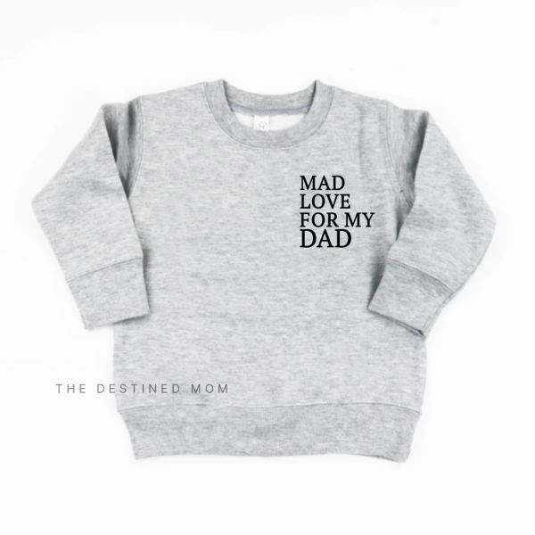 Mad Love For My Dad - Unisex Child Fleece Pullover