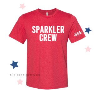 Sparkler Crew (Block) - Unisex Tee