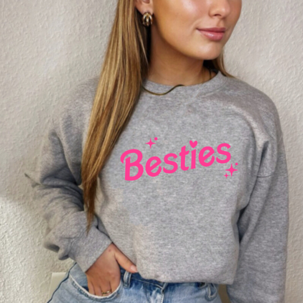 Besties (Sparkle) - Unisex Fleece Pullover