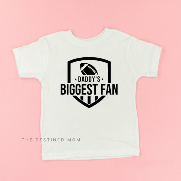 Daddy's Biggest Fan (Football) - Child Shirt