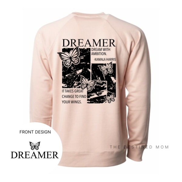 Dreamer (Front + Back Design) - Unisex Lightweight Pullover