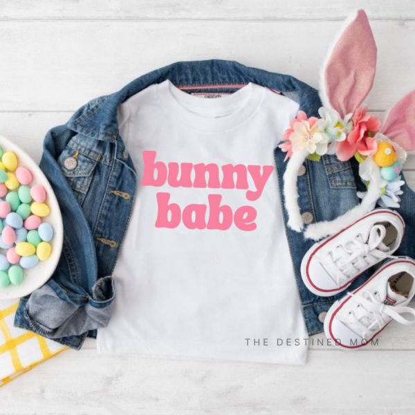 LITTLE BUNNIES (Select Your Name) - Child Shirt - Image 2