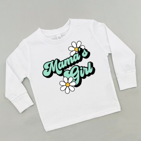 Mama's Girl (Daisies) - Long Sleeve Child Shirt