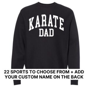 Custom: Sport Dad: Select Your Sport (Front + Back Design) - Unisex Fleece Pullover