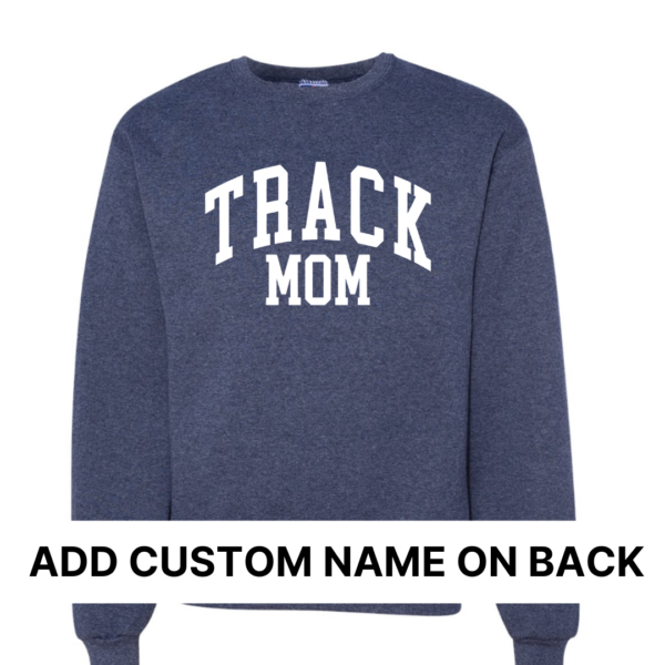 Custom: Sport Mom: Select Your Sport (Front + Back Design) - Unisex Fleece Pullover - Image 2