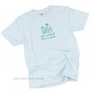 Give Yourself Time To Grow – Unisex Comfort Colors® Tee