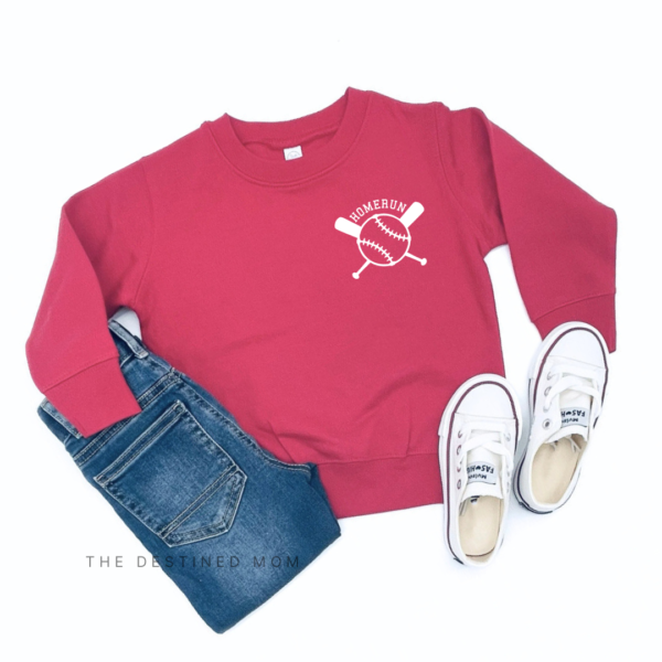 Homerun (Left Chest) - Unisex Child Fleece Pullover