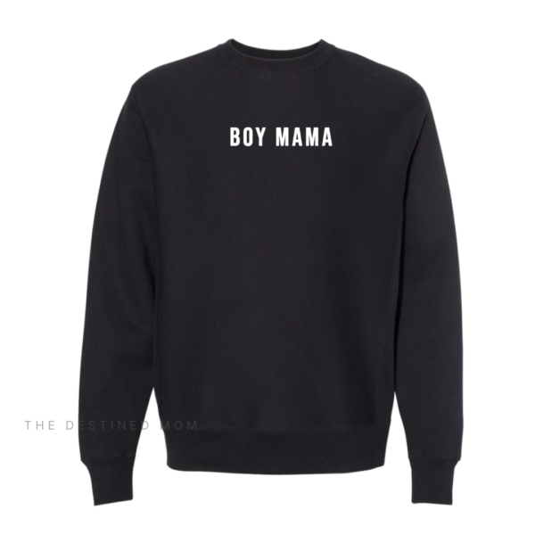 Boy Mama (Minimal Essentials) - Unisex Fleece Pullover