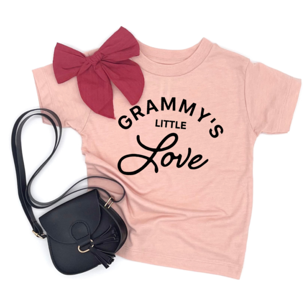 Grandma's Little Love (Select Your Grandma Name) - Child Shirt - Image 4