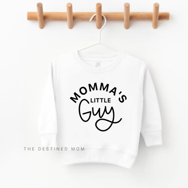 Momma's Little Guy - Unisex Child Fleece Pullover