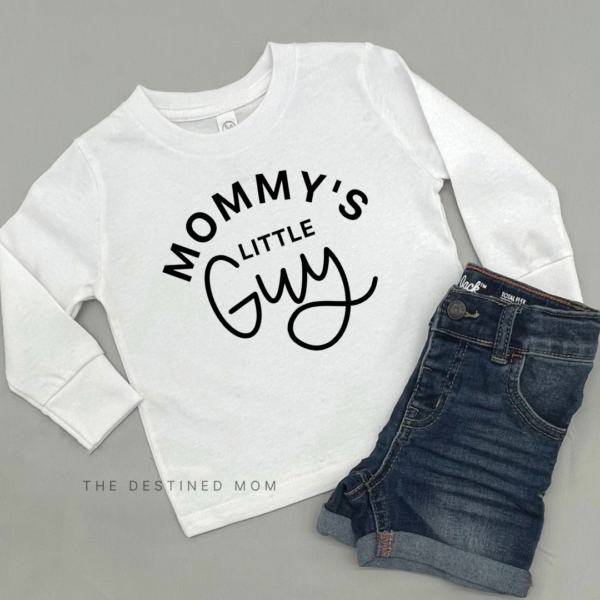 Mommy's Little Guy - Long Sleeve Child Shirt