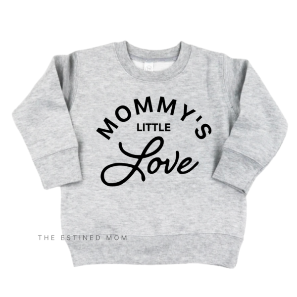 Mommy's Little Love (Arched) - Unisex Child Fleece Pullover