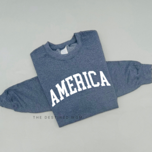 America (Oversized) - Unisex Fleece Pullover