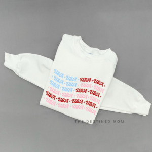 USA Flag - Unisex Fleece Pullover