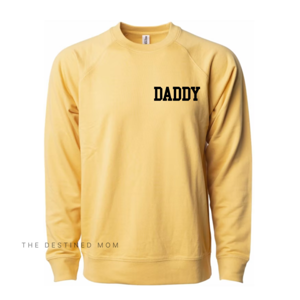 Daddy (Left Chest) - Unisex Lightweight Pullover