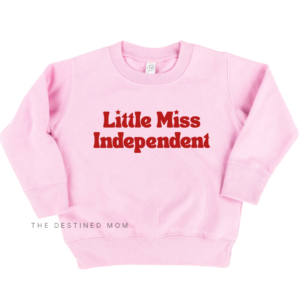 Little Miss Independent - Unisex Child Fleece Pullover