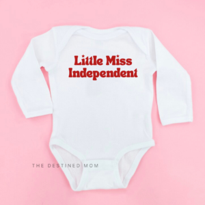 Little Miss Independent - Long Sleeve Child Shirt