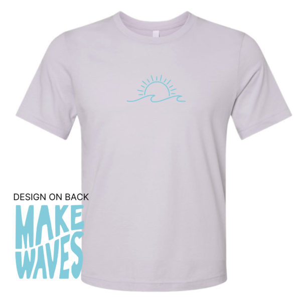 Make Waves (Front + Back Design) - Unisex Tee