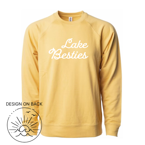 Lake Besties (Front + Back Design) - Unisex Lightweight Pullover