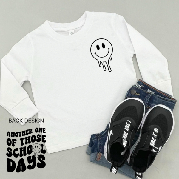 Another One Of Those School Days (Front + Back Design) - Long Sleeve Child Shirt