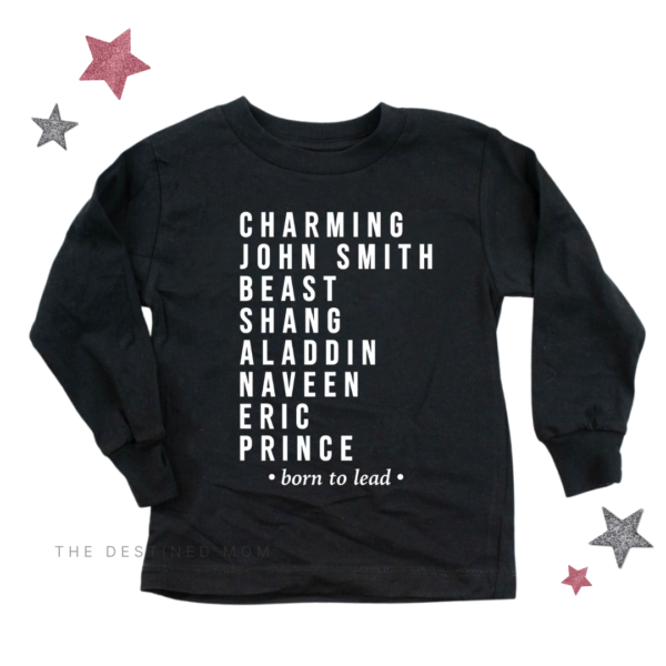 Born To Lead (Prince Characters) - Long Sleeve Child Shirt