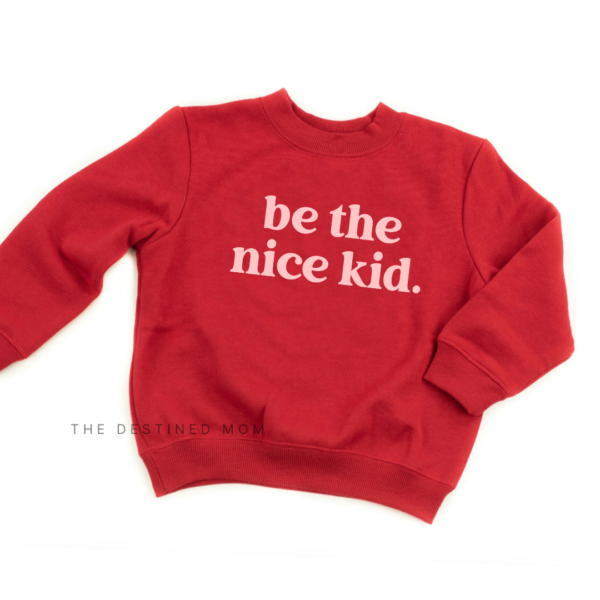 Be The Nice Kid - Unisex Child Fleece Pullover