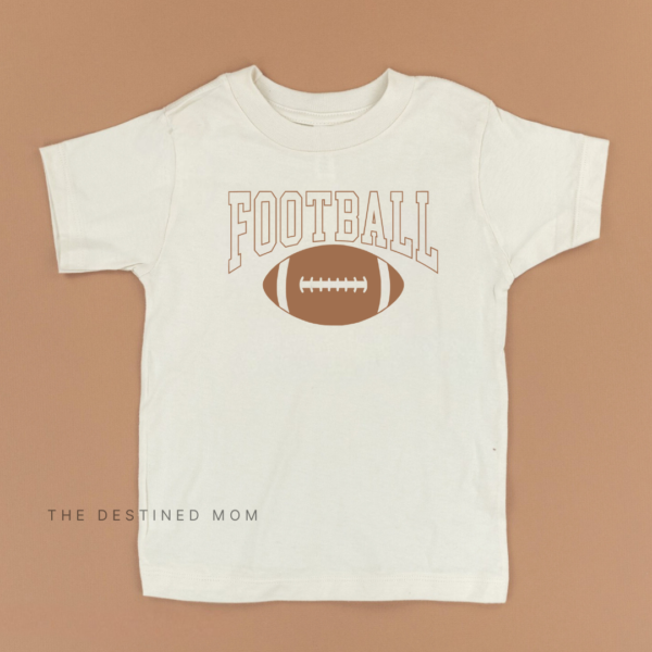 Football (Brown Varsity Outline)  - Child Shirt