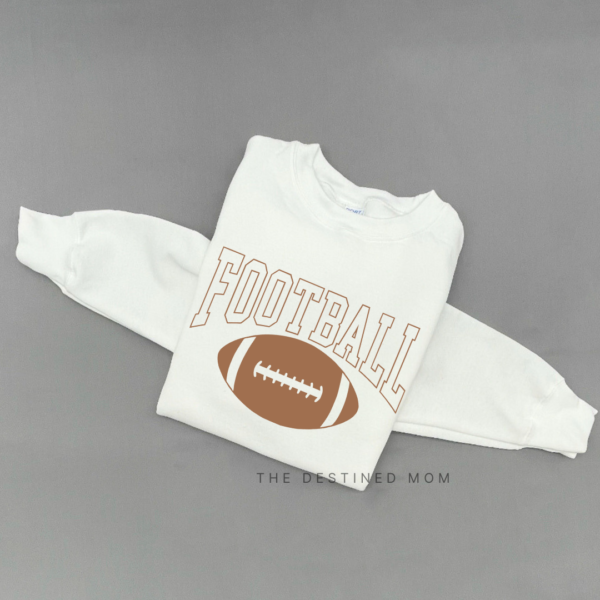 Football (Brown Varsity Outline) - Unisex Fleece Pullover