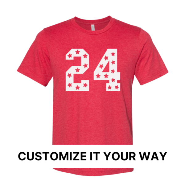 Varsity Numbers (Select Your Colors) - Unisex Tee