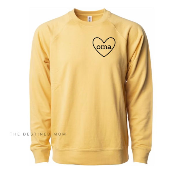 Oma Heart - Unisex Lightweight Pullover