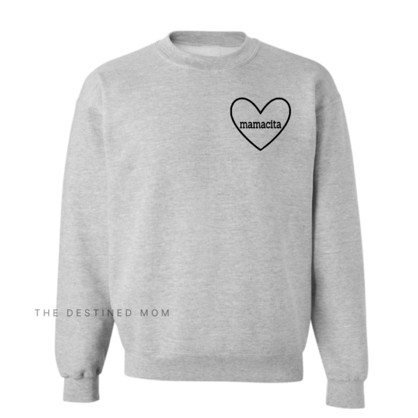 Mamacita Heart - Unisex Fleece Pullover