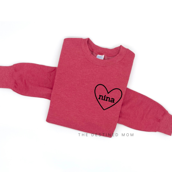 Nina Heart - Unisex Fleece Pullover