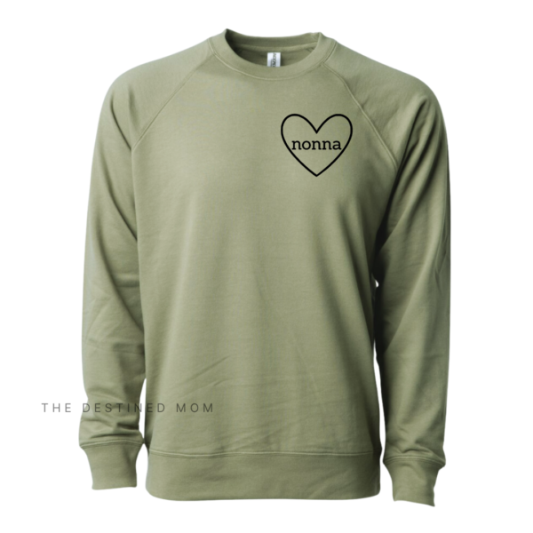 Nonna Heart - Unisex Lightweight Pullover