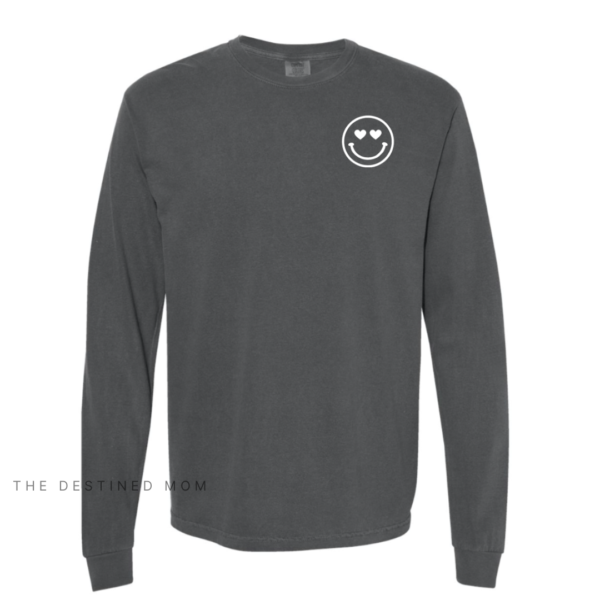 Check On Someone You Love (Front + Back Design) - Long Sleeve Comfort Colors® Tee - Image 2