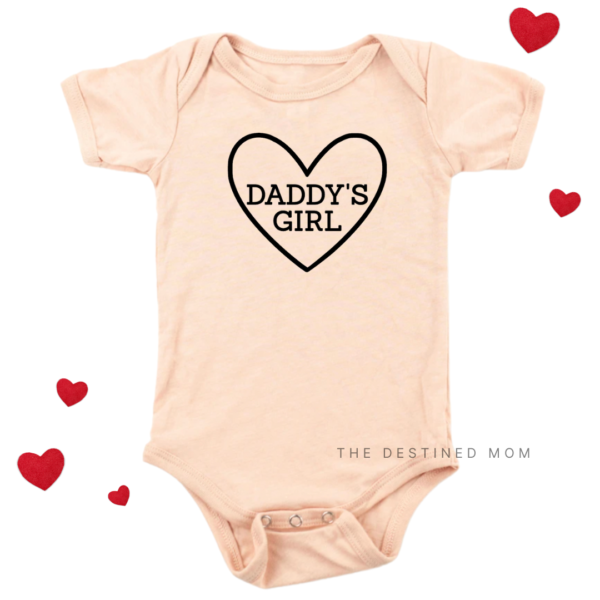 Daddy's Girl Heart - Child Shirt