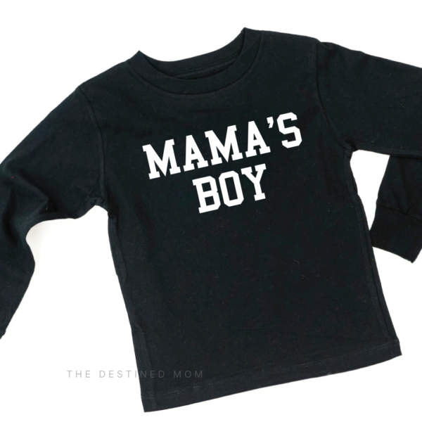 Mama's Boy (Varsity) - Long Sleeve Child Shirt