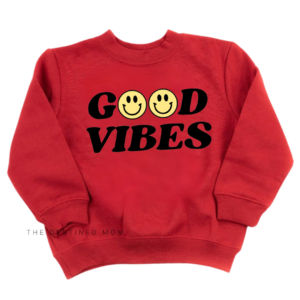 Good Vibes – Unisex Child Fleece Pullover