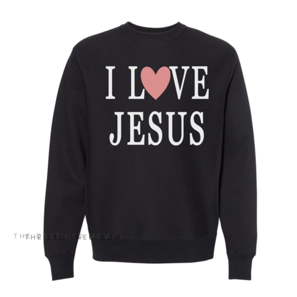 I Love Jesus - Unisex Fleece Pullover