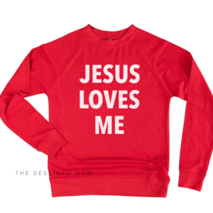 Jesus Loves Me - Unisex Lightweight Pullover