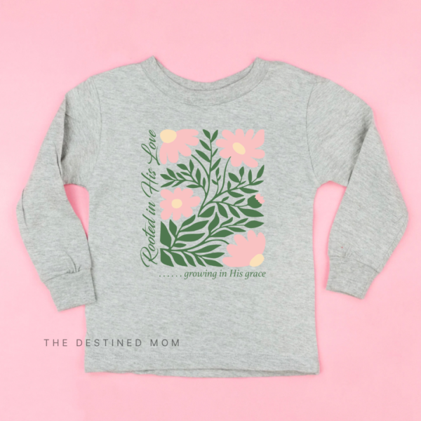 Rooted In His Love - Long Sleeve Child Shirt