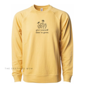 Give Yourself Time To Grow – Unisex Lightweight Pullover